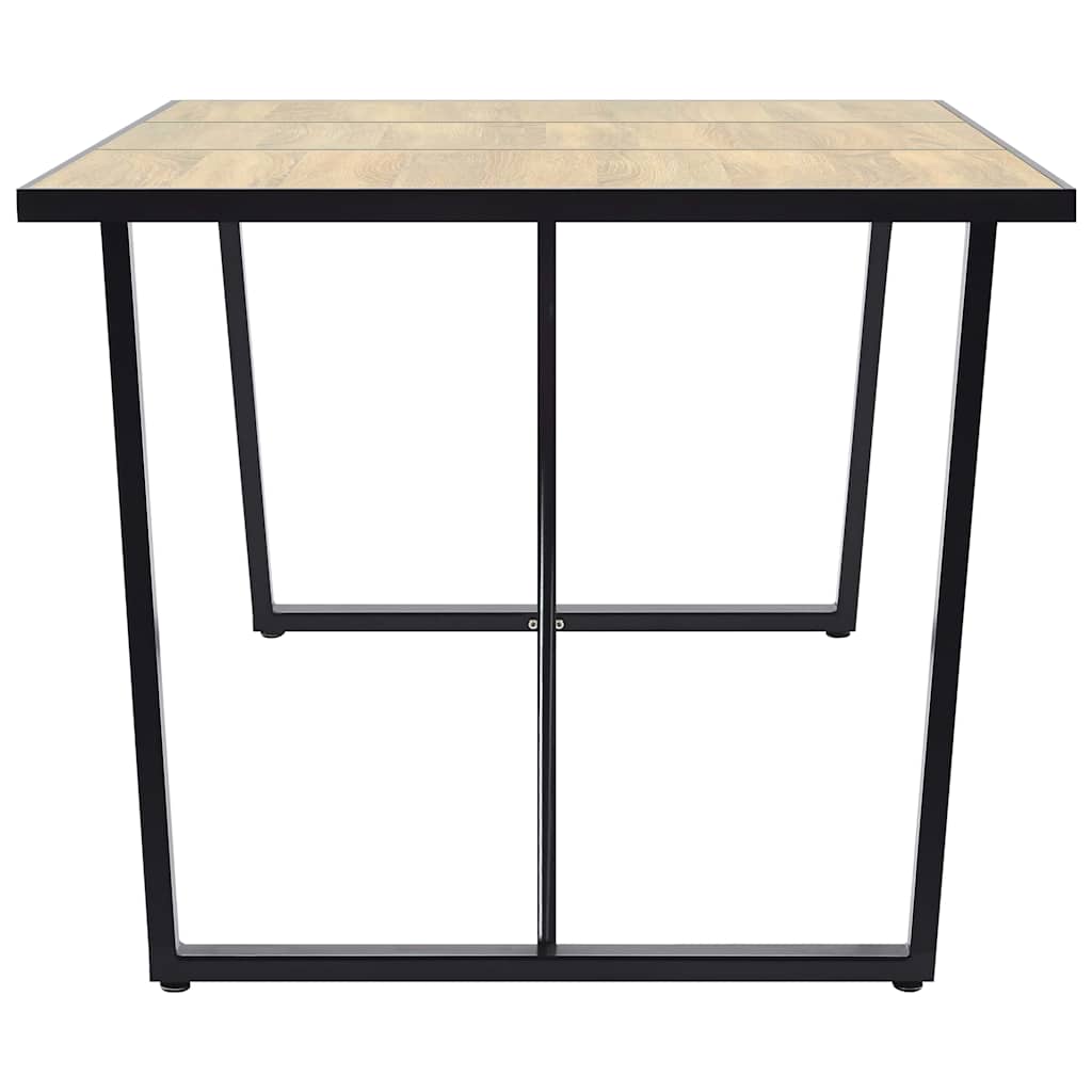 spisebord 200 x 100 x 75 cm MDF egetræsfarve