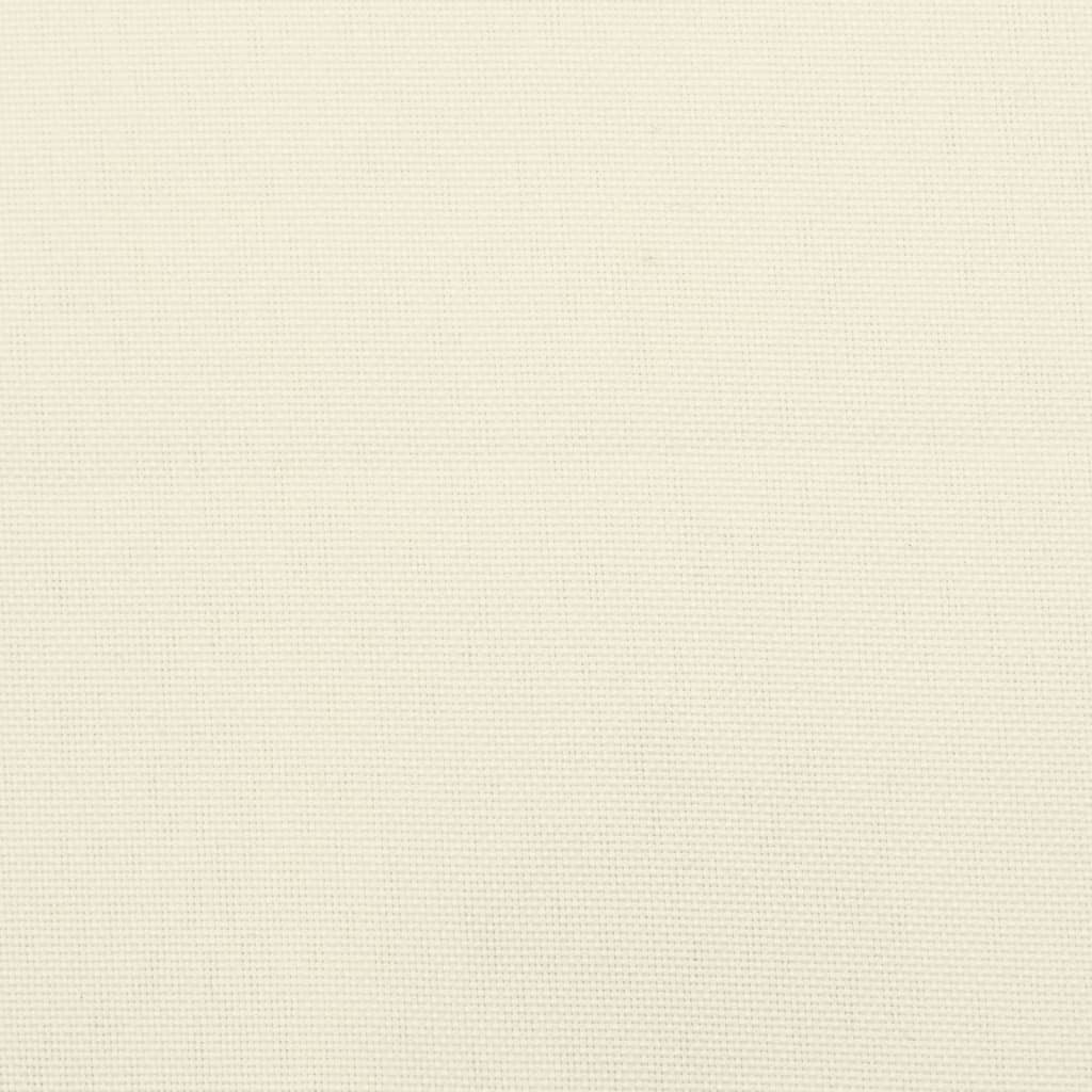 pallehynde 60x61,5x10 cm stof cremefarvet