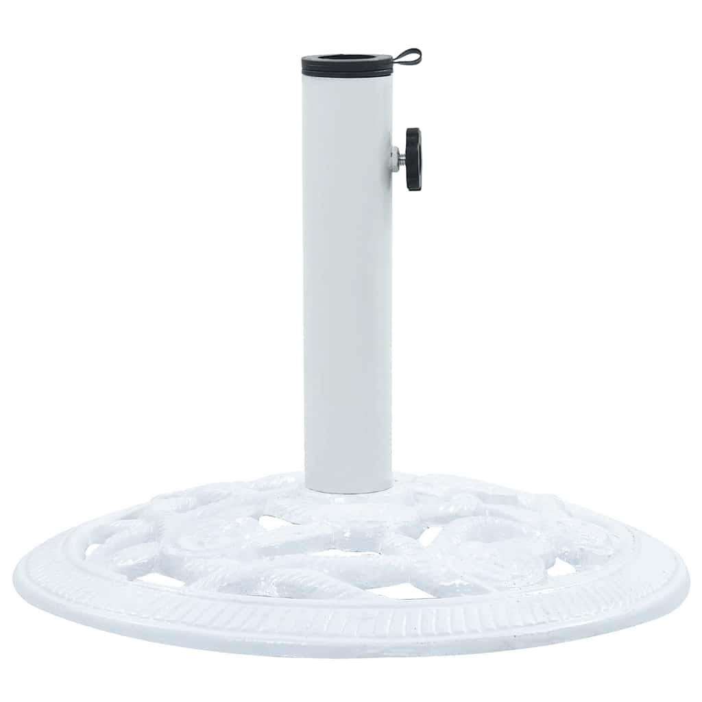parasolfod 9 kg 40 cm støbejern hvid