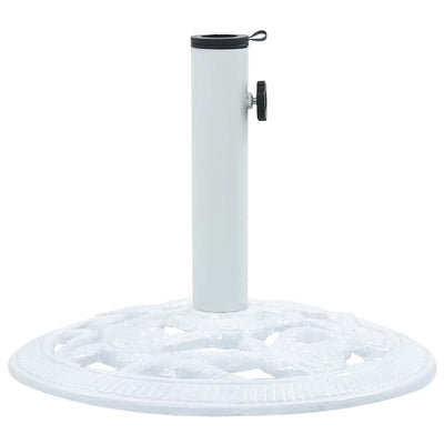 parasolfod 9 kg 40 cm støbejern hvid