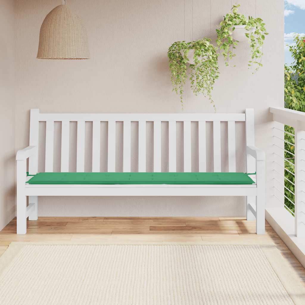 hynde til havebænk 200x50x3 cm oxfordstof grøn