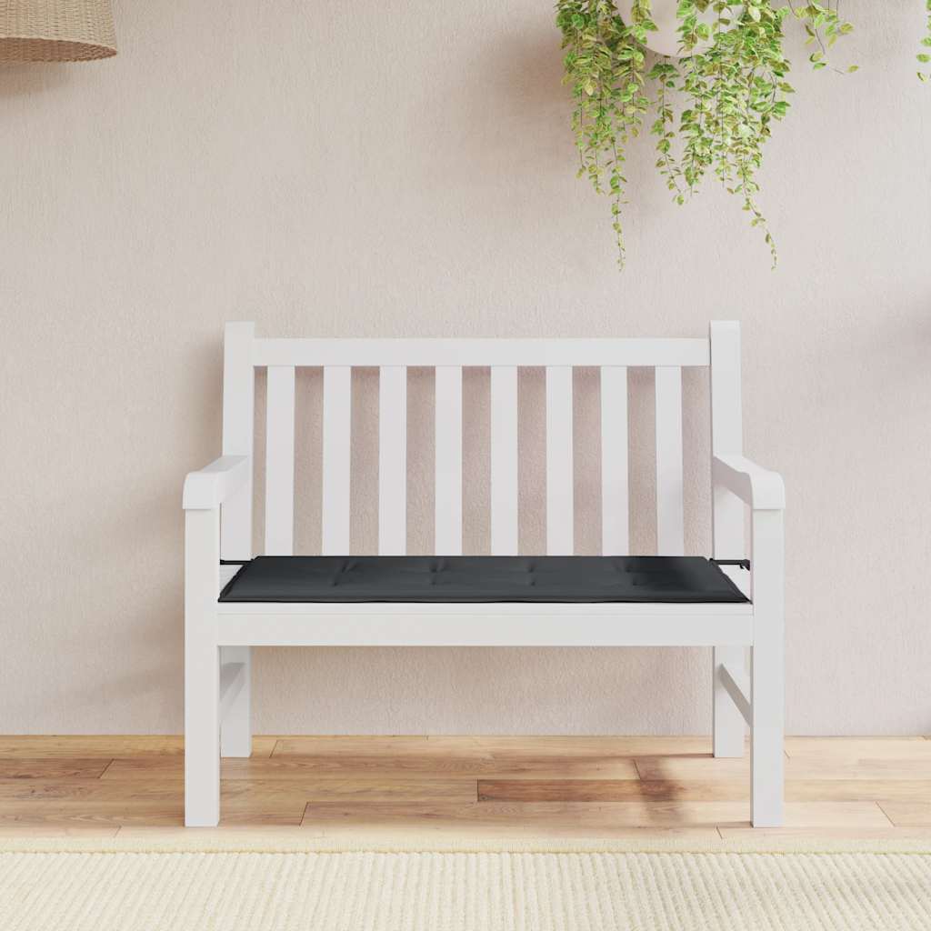 hynde til havebænk 120x50x3 cm oxfordstof sort