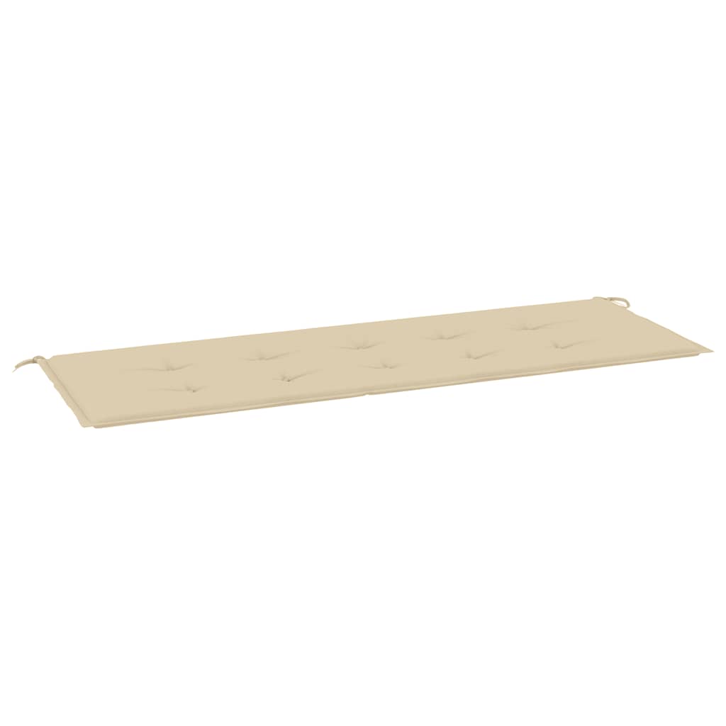 hynde til havebænk 150x50x3 cm oxfordstof beige