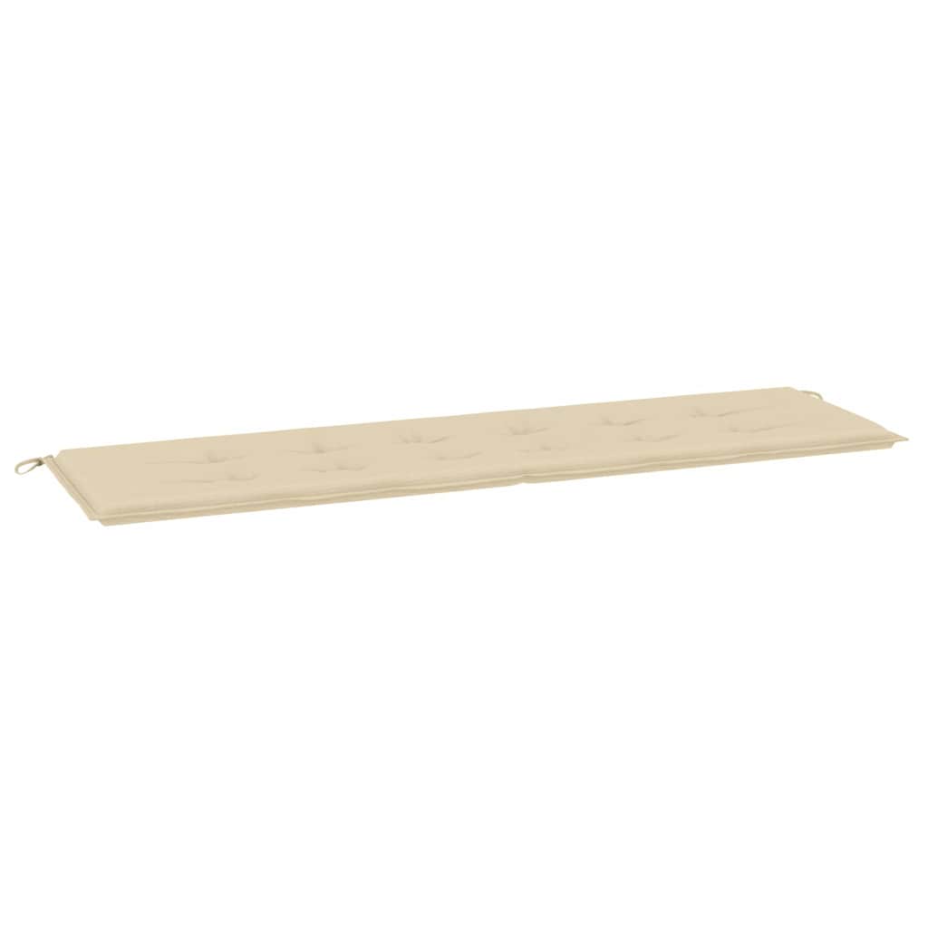 hynde til havebænk 180x50x3 cm oxfordstof beige