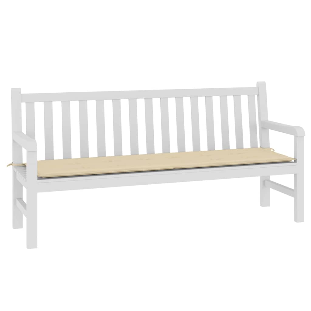 hynde til havebænk 180x50x3 cm oxfordstof beige