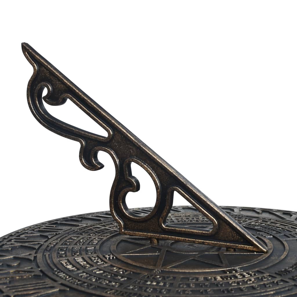 solur 35,5x82 cm plastik bronzefarvet