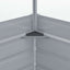 drivhus 100 x 100 x 77 cm galvaniseret stål grøn