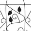 plantestativer 3 stk. 40x100 cm jern sort