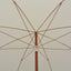 parasol med stålstang 300 cm sandfarvet