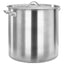 suppegryde 50 l 40 x 40 cm rustfrit stål