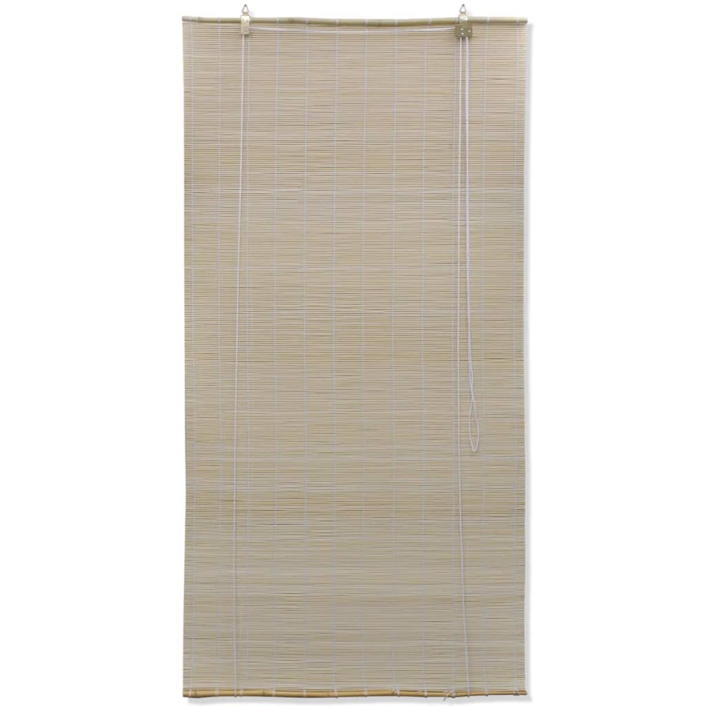 rullegardiner 4 stk. 120x160 cm naturlig bambus