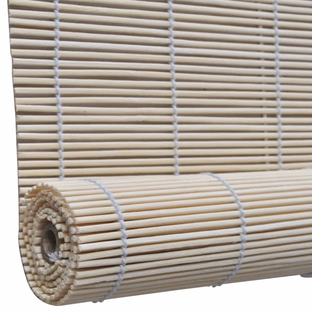rullegardiner 4 stk. 120x160 cm naturlig bambus