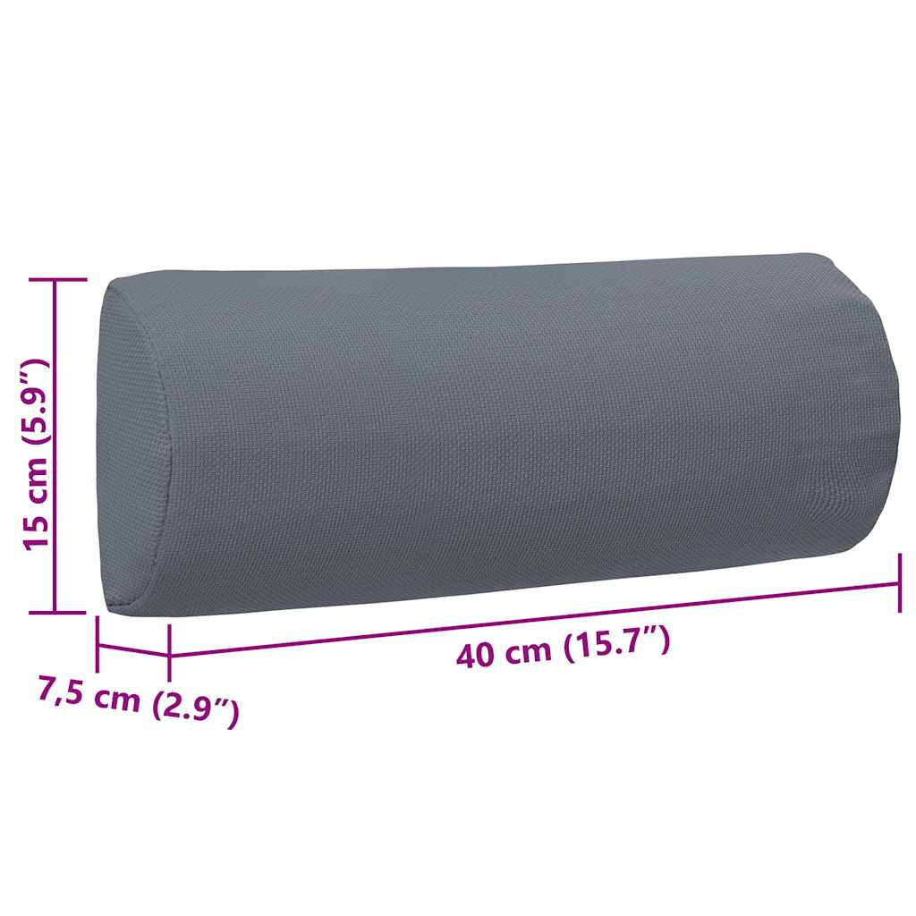 nakkestøtte til havestol 40x7,5x15 cm textilene grå