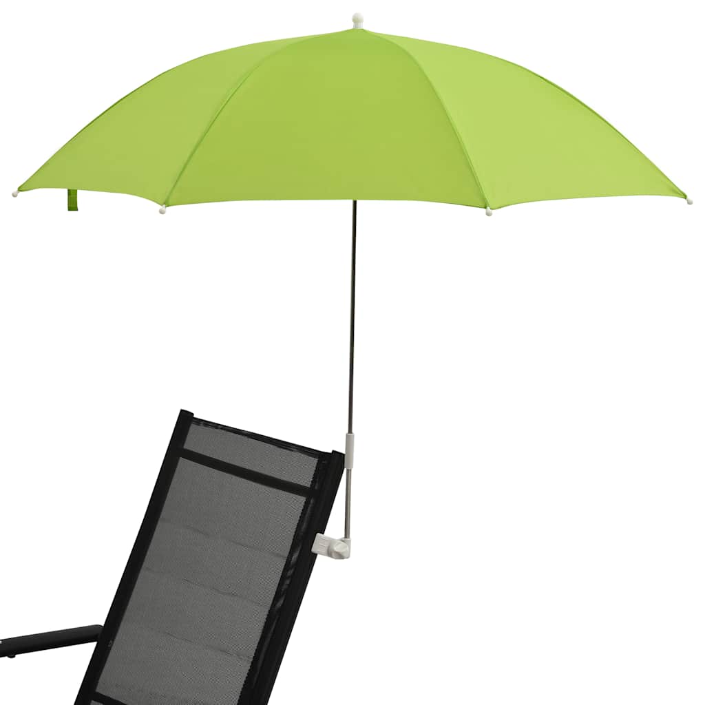 parasoller til campingstol 2 stk. 105 cm grøn