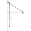 foldemarkise med manuel betjening 100 cm cremefarvet