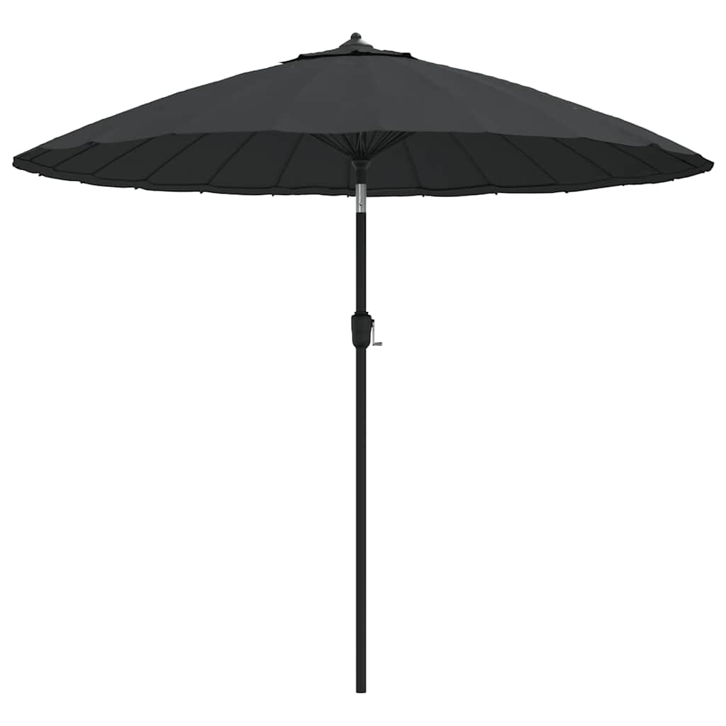 parasol med aluminiumstang 250 cm antracitgrå