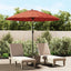 parasol med aluminiumstang 250 cm terrakotta