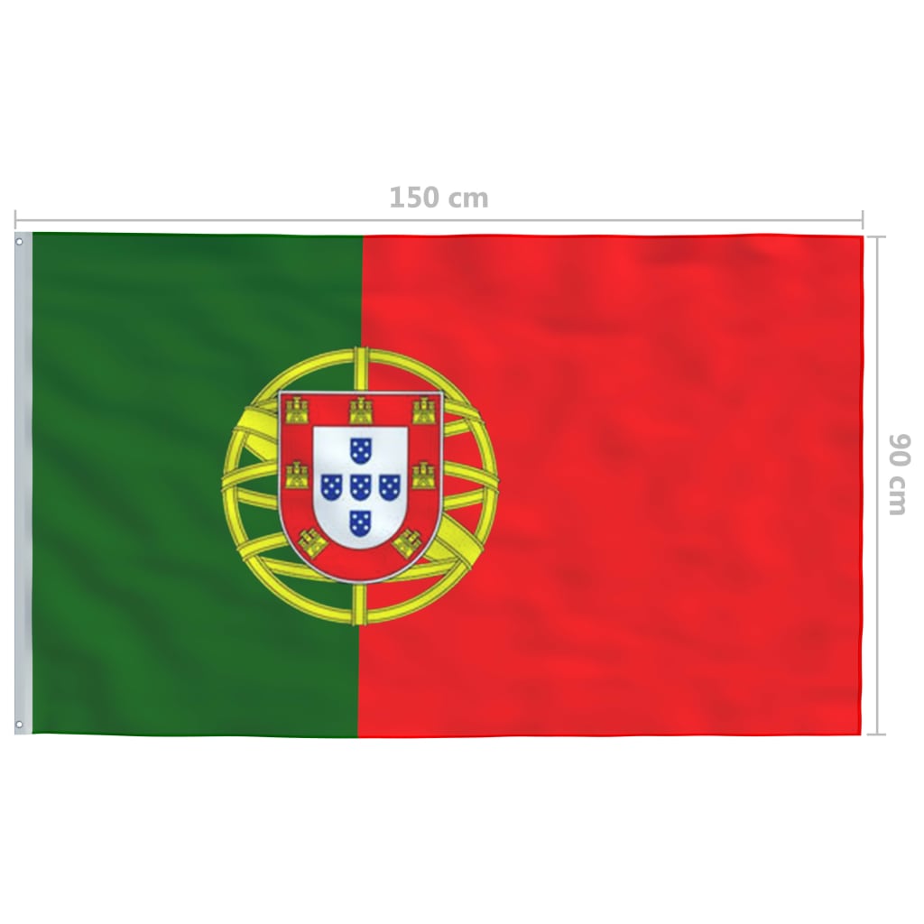 Portugals flag 90x150 cm