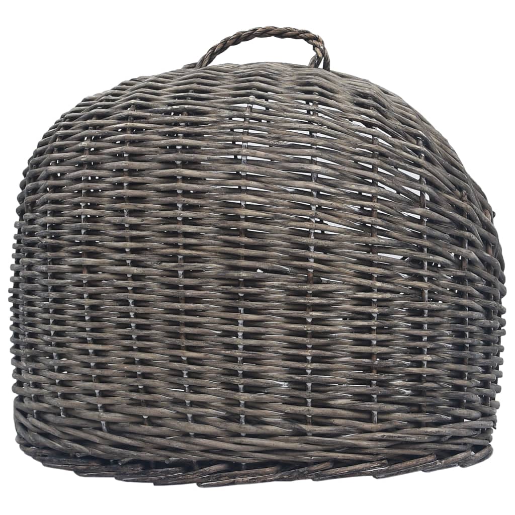 kattetransport 60x45x45 cm naturpil grå