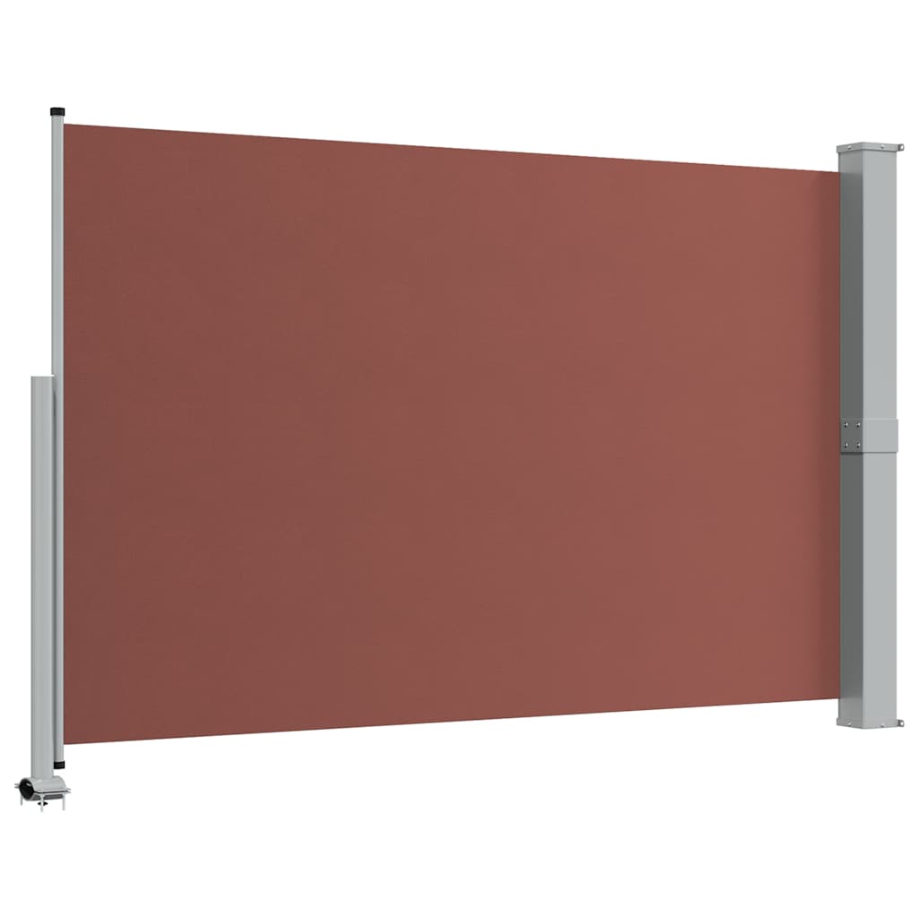 sammenrullelig sidemarkise til terrassen 160 x 300 cm brun