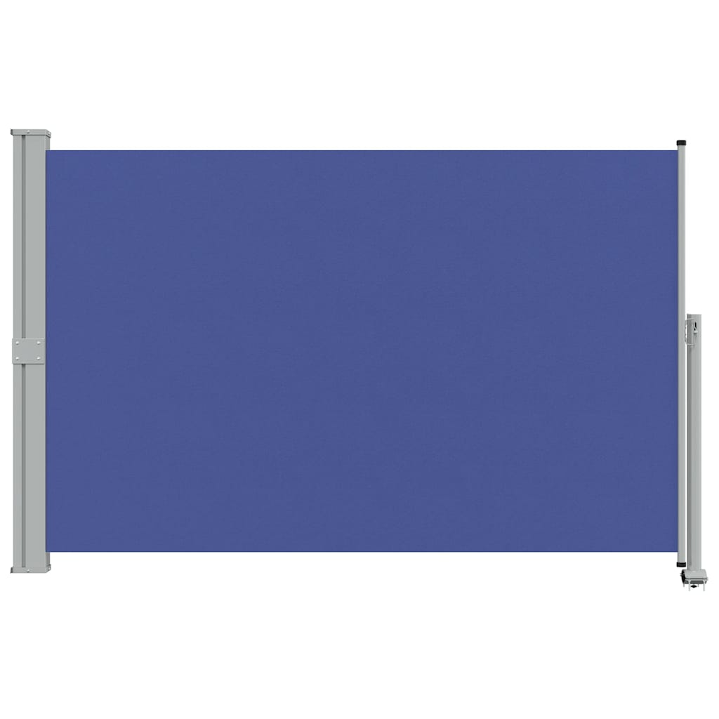 sammenrullelig sidemarkise til terrassen 160 x 300 cm blå