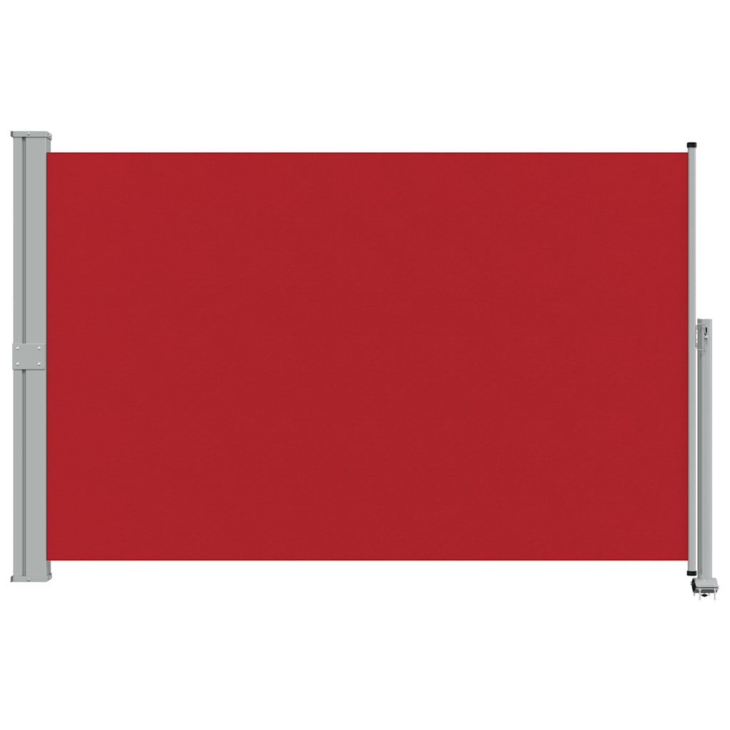 sammenrullelig sidemarkise til terrassen 160 x 300 cm rød