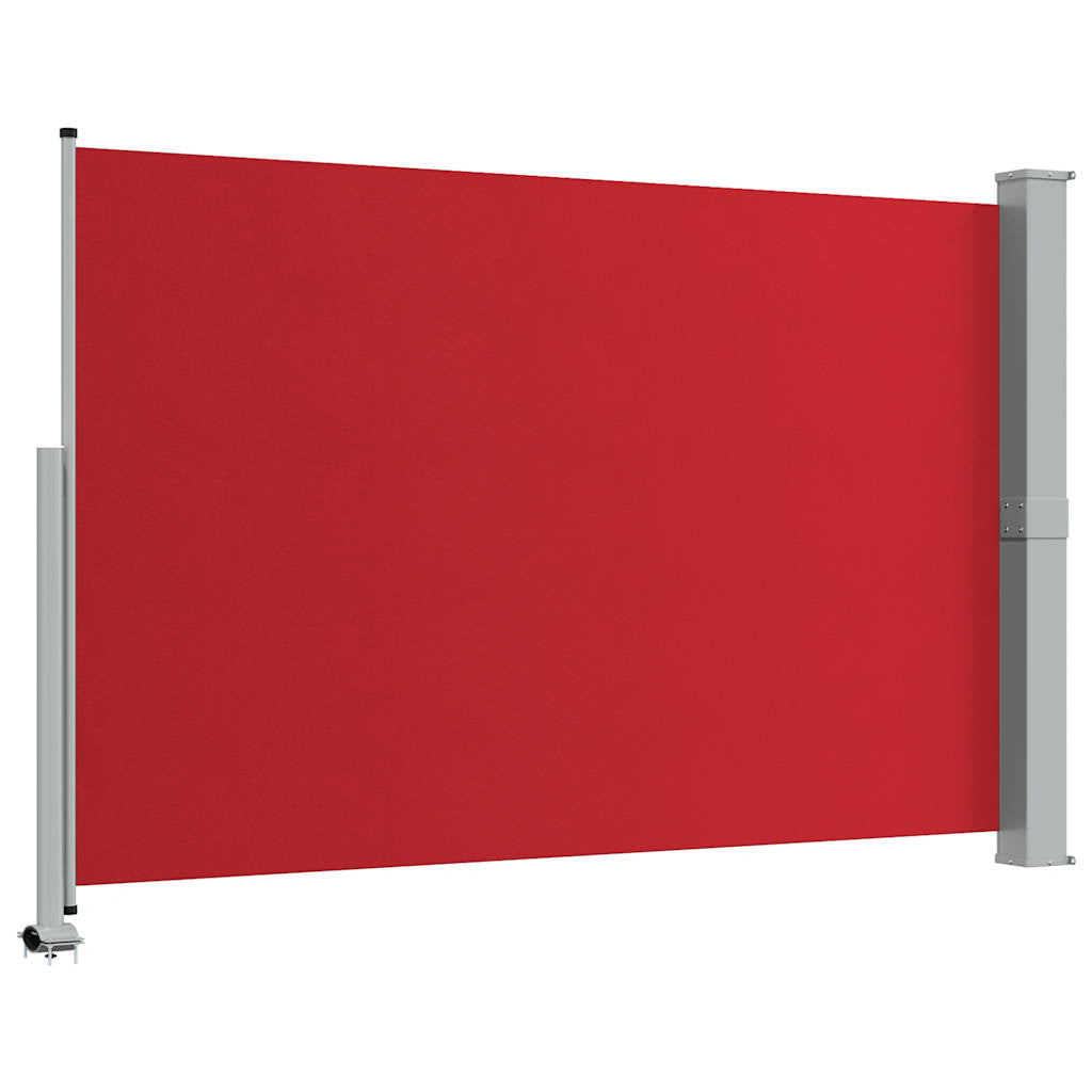 sammenrullelig sidemarkise til terrassen 160 x 300 cm rød