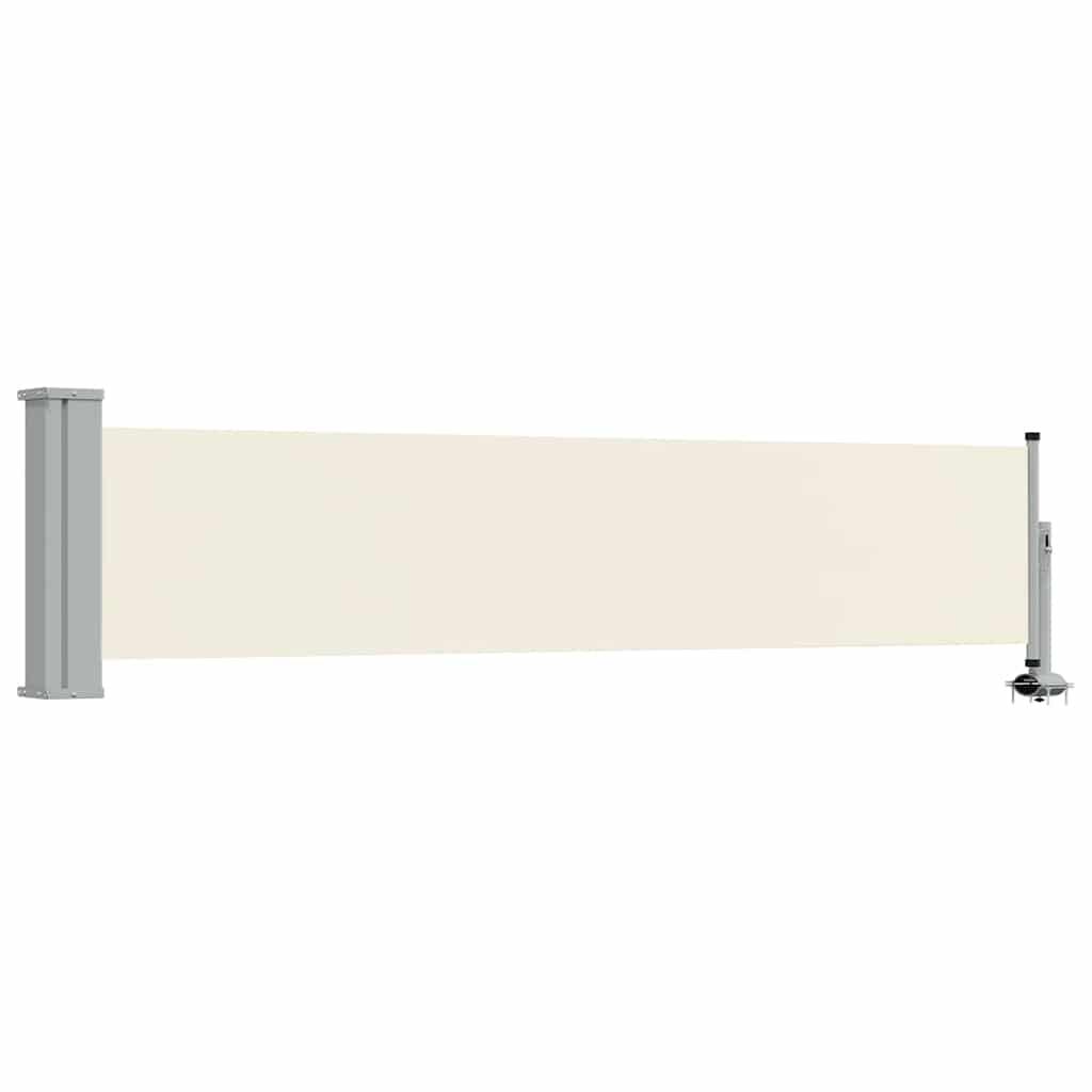 sammenrullelig sidemarkise 60 x 300 cm cremefarvet