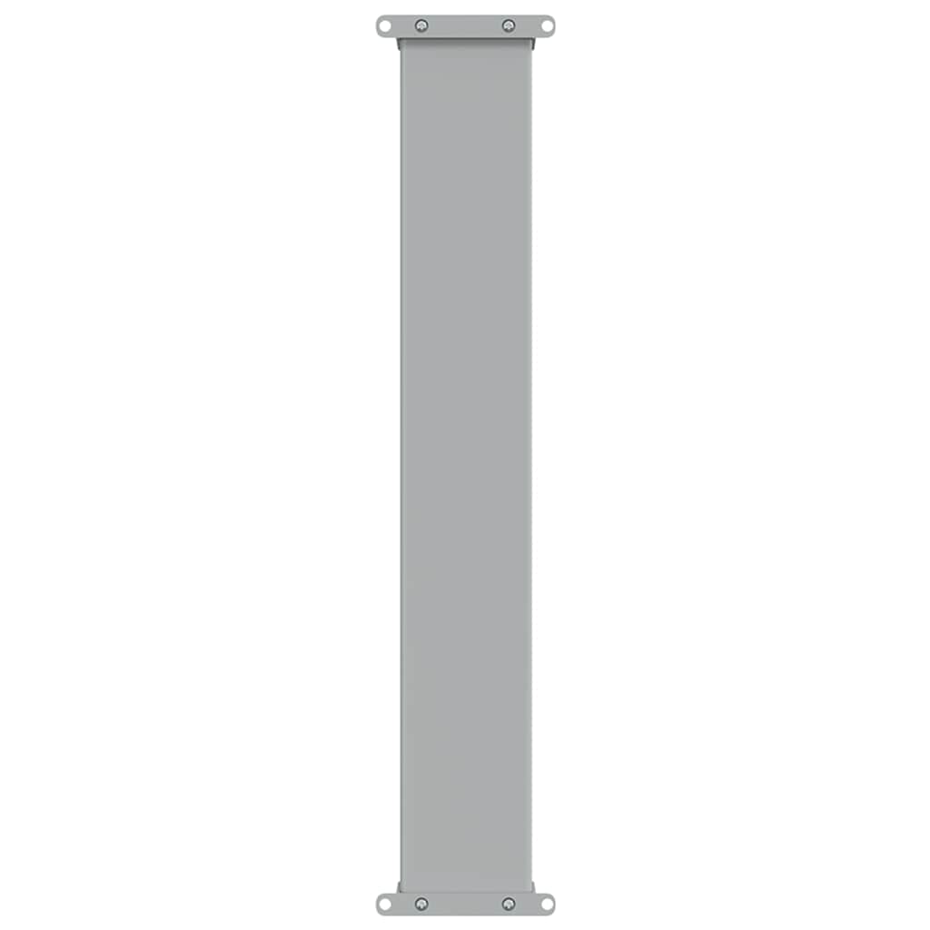 sammenrullelig sidemarkise 80x300 cm sort