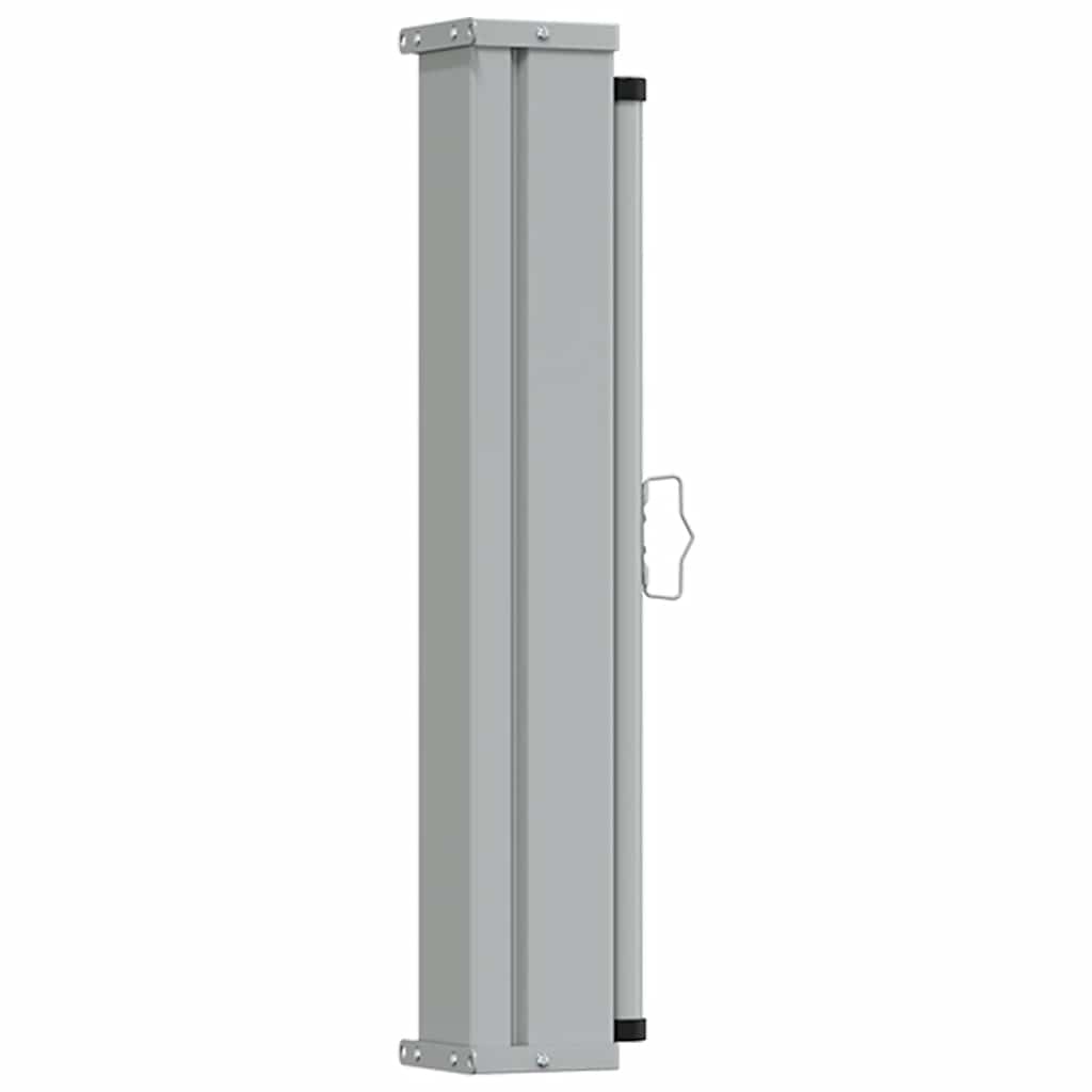 sammenrullelig sidemarkise til terrassen 80 x 300 cm grå