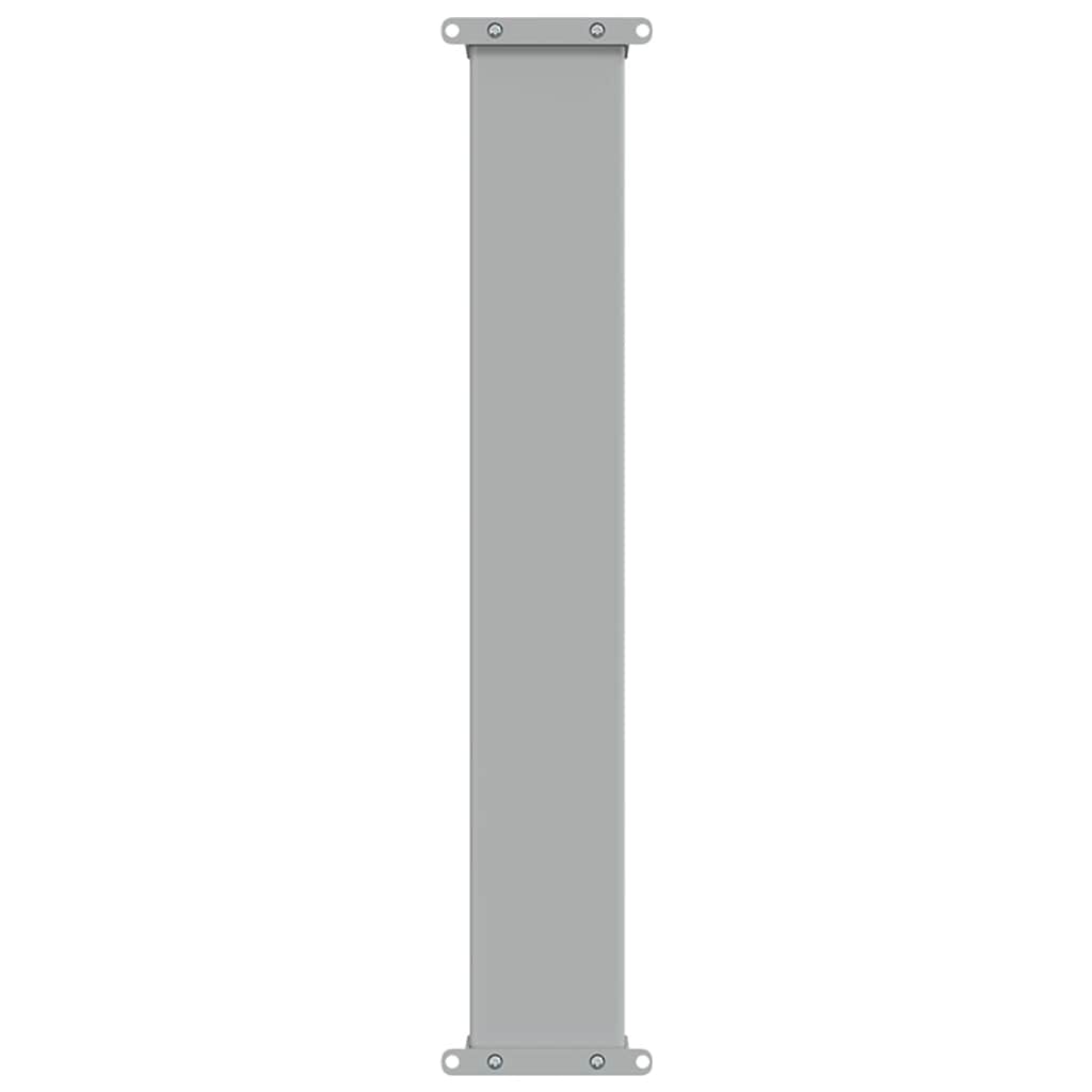 sammenrullelig sidemarkise til terrassen 80 x 300 cm grå