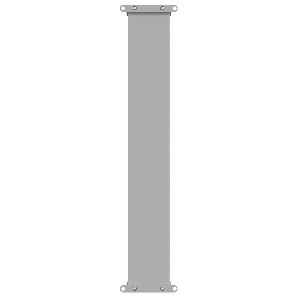 sammenrullelig sidemarkise til terrassen 80 x 300 cm brun