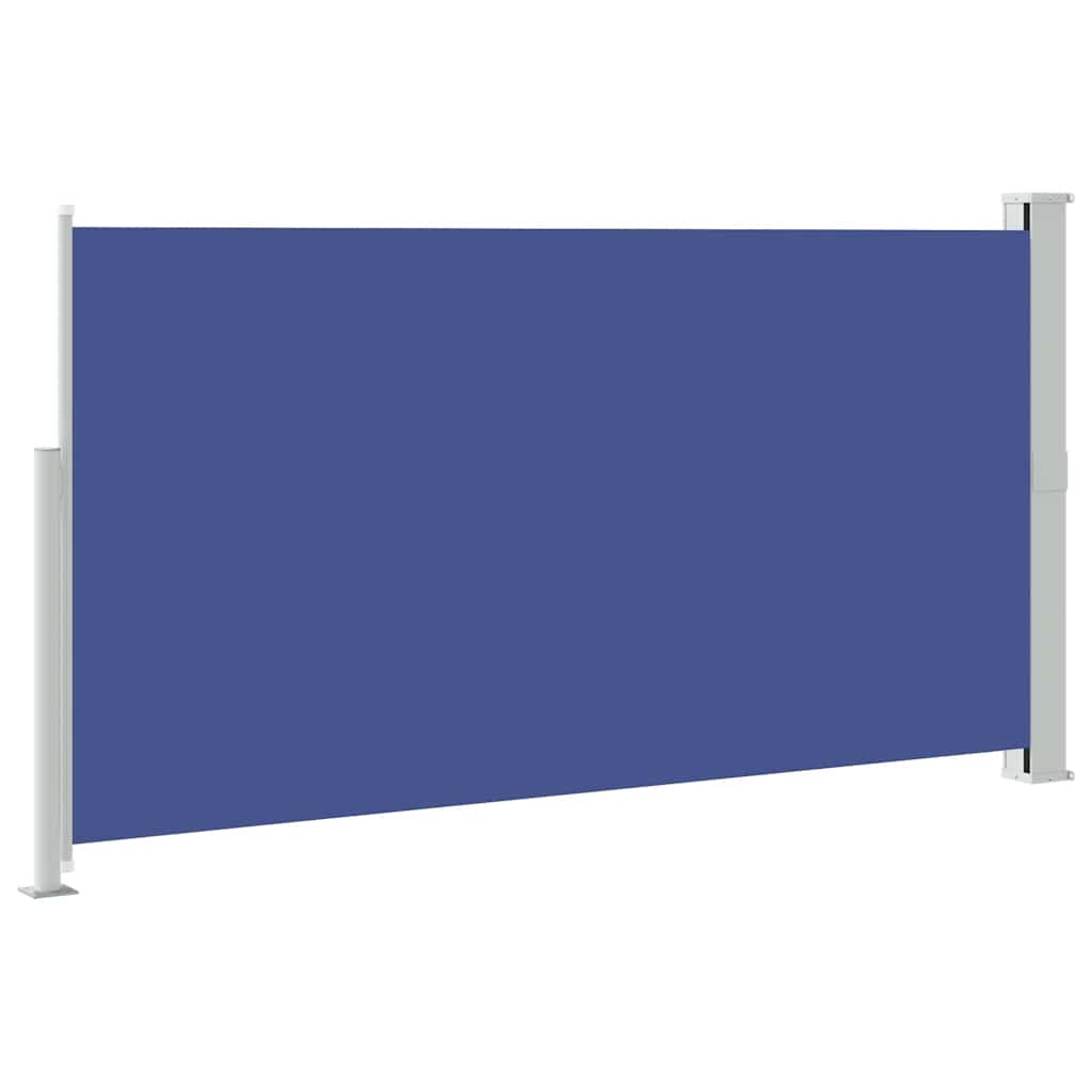 sammenrullelig sidemarkise til terrassen 170 x 300 cm blå