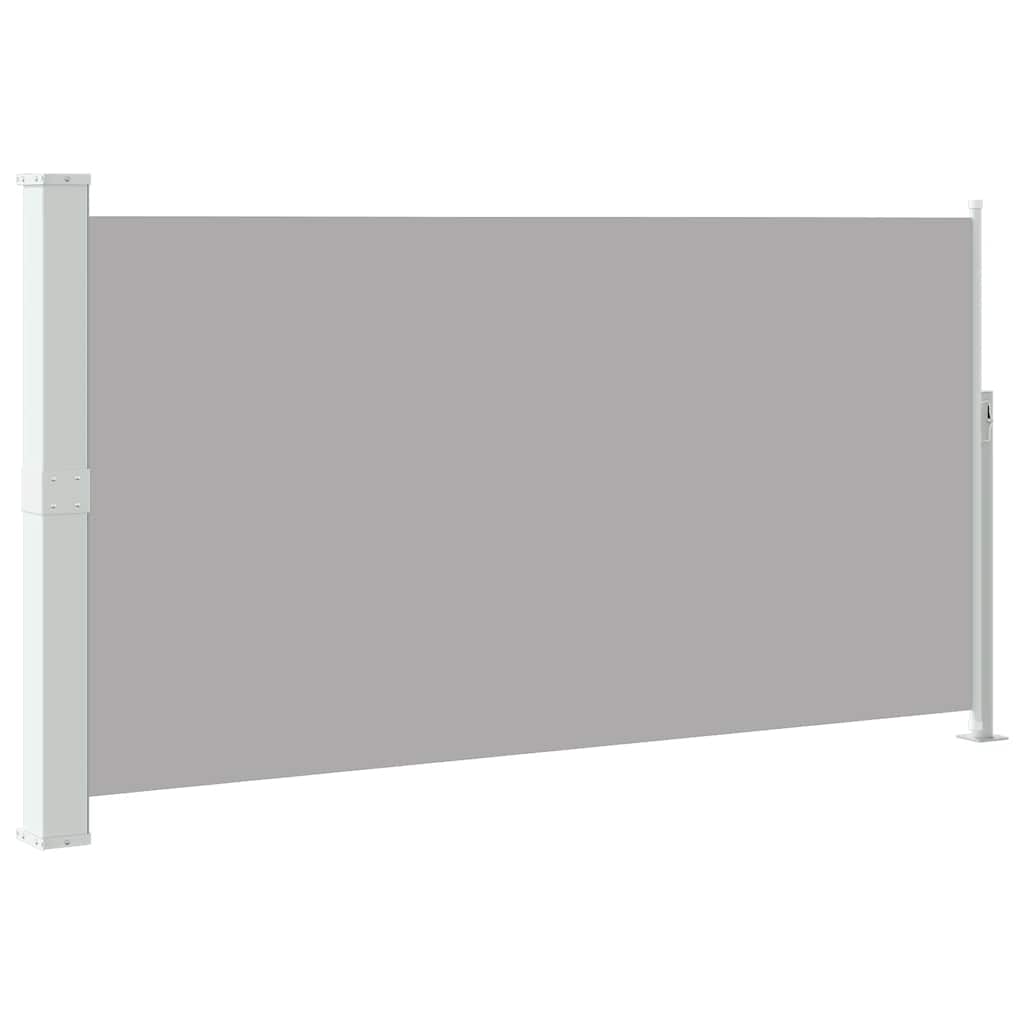 sammenrullelig sidemarkise til terrassen 170 x 300 cm grå