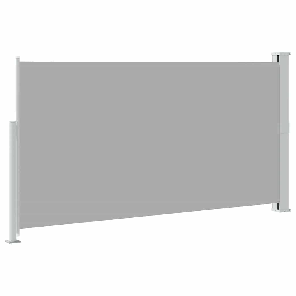 sammenrullelig sidemarkise til terrassen 170 x 300 cm grå