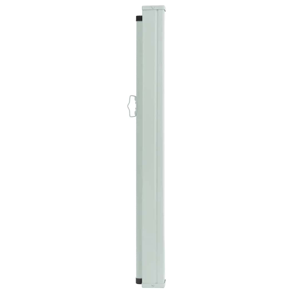 sammenrullelig sidemarkise til terrassen 100 x 314 cm rød
