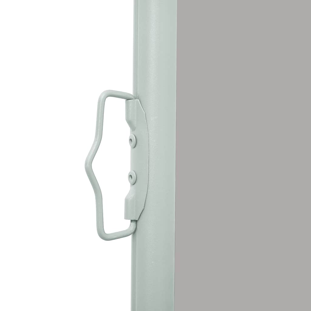 sammenrullelig sidemarkise til terrassen 140 x 514 cm grå