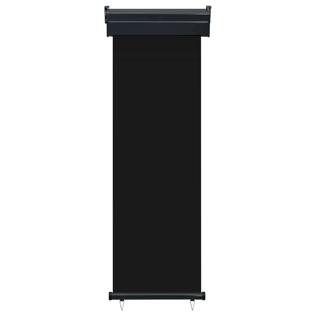 sidemarkise til altan 65x250 cm sort