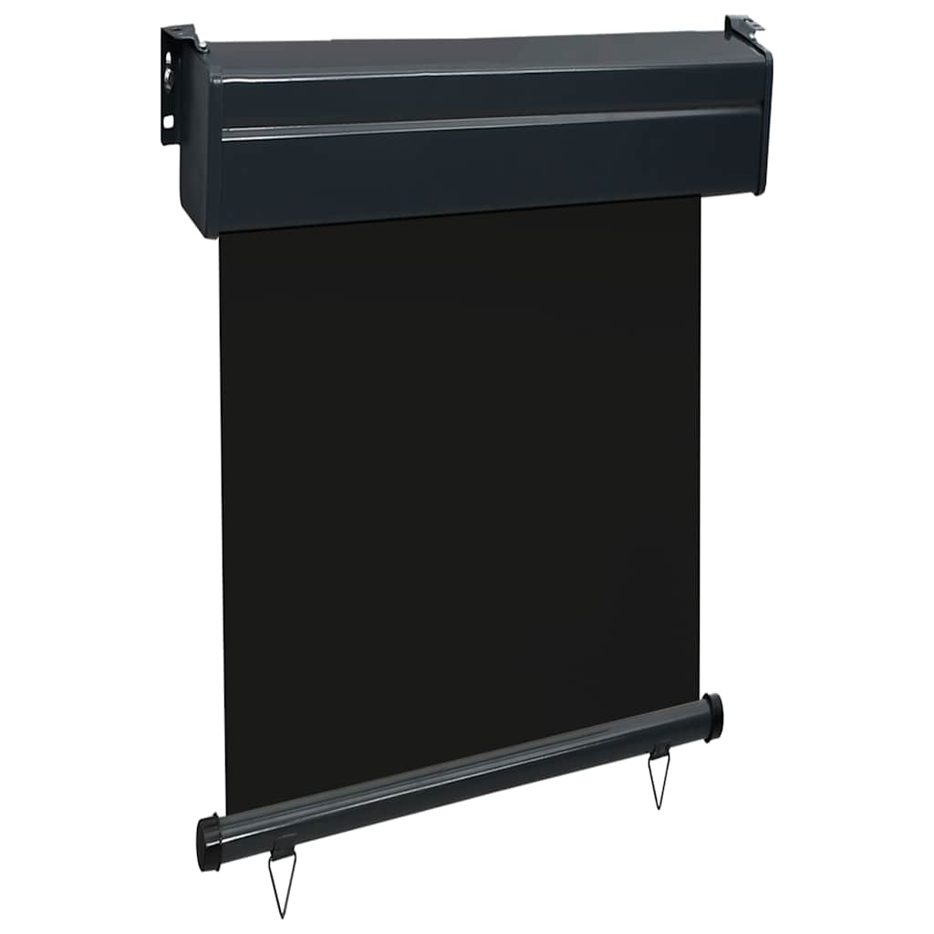 sidemarkise til altan 65x250 cm sort