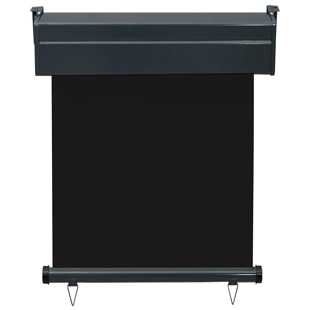 sidemarkise til altan 65x250 cm sort