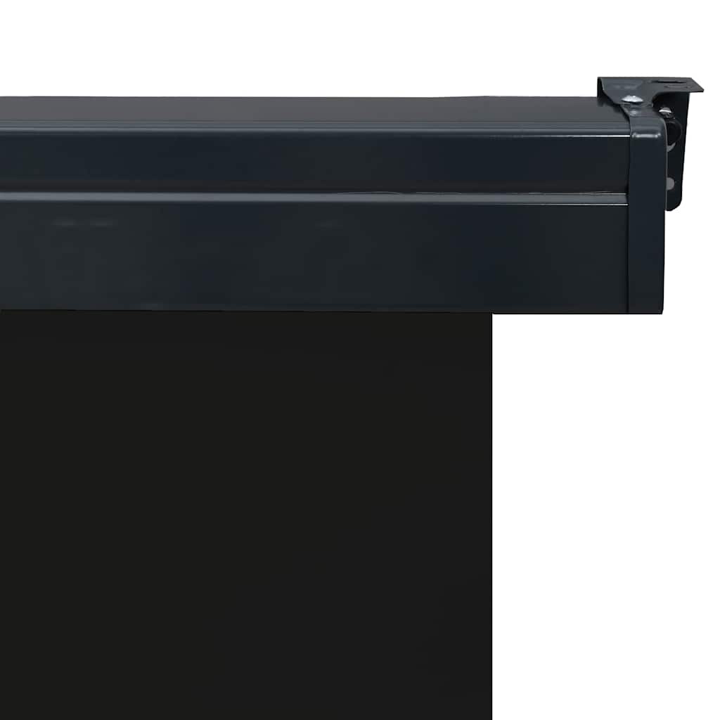 sidemarkise til altan 65x250 cm sort