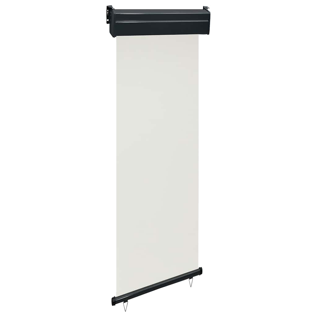 sidemarkise til altan 65x250 cm cremefarvet