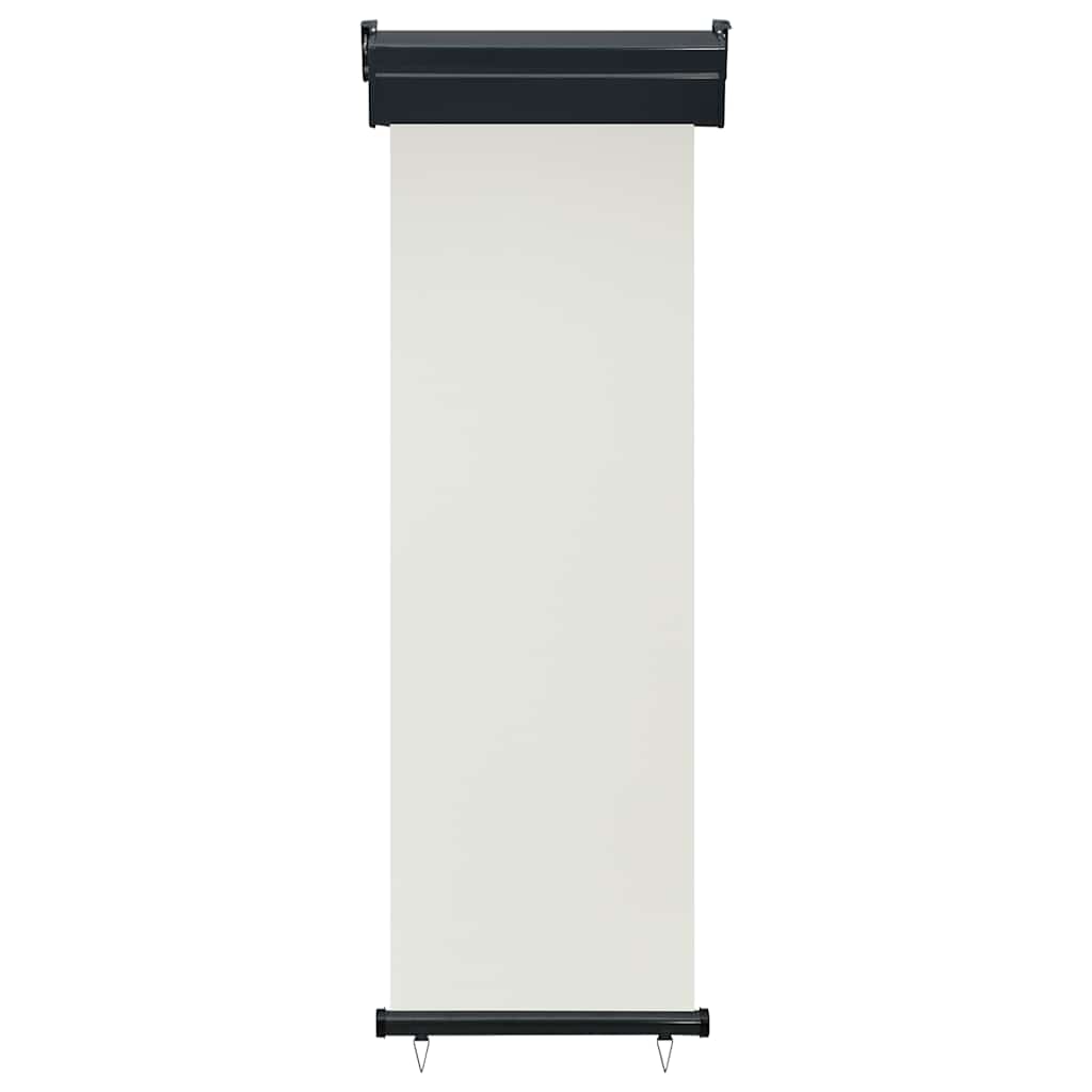sidemarkise til altan 65x250 cm cremefarvet