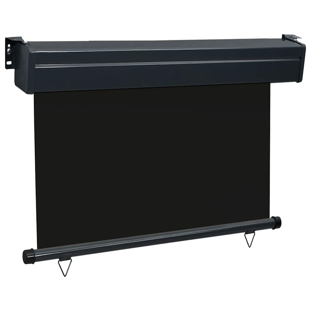 sidemarkise til altan 85x250 cm sort