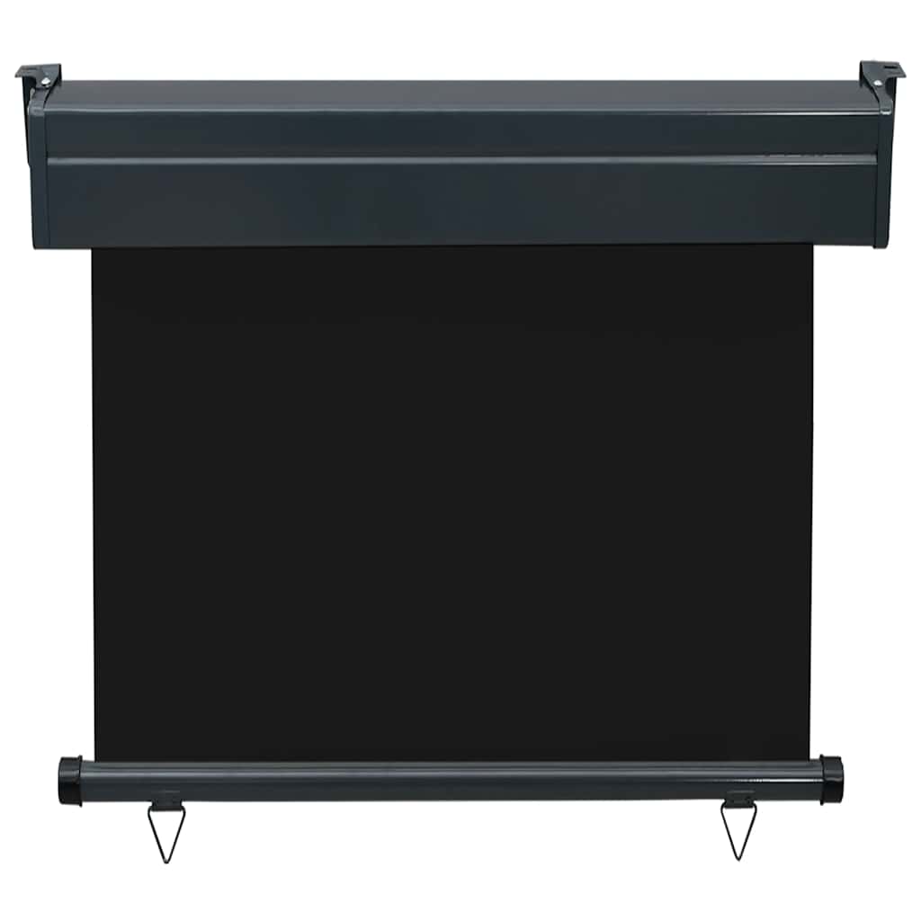 sidemarkise til altan 85x250 cm sort