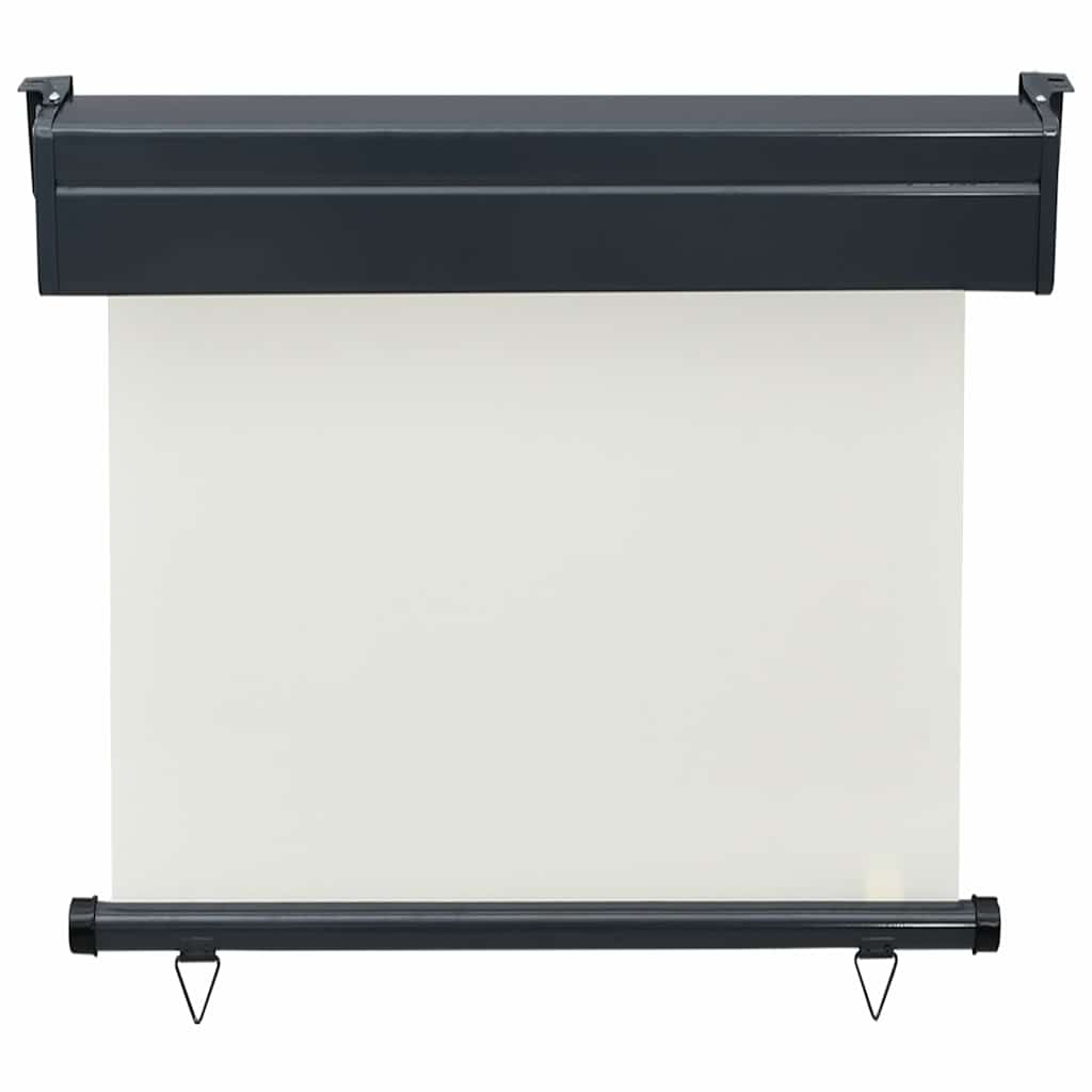 sidemarkise til altan 85x250 cm cremefarvet