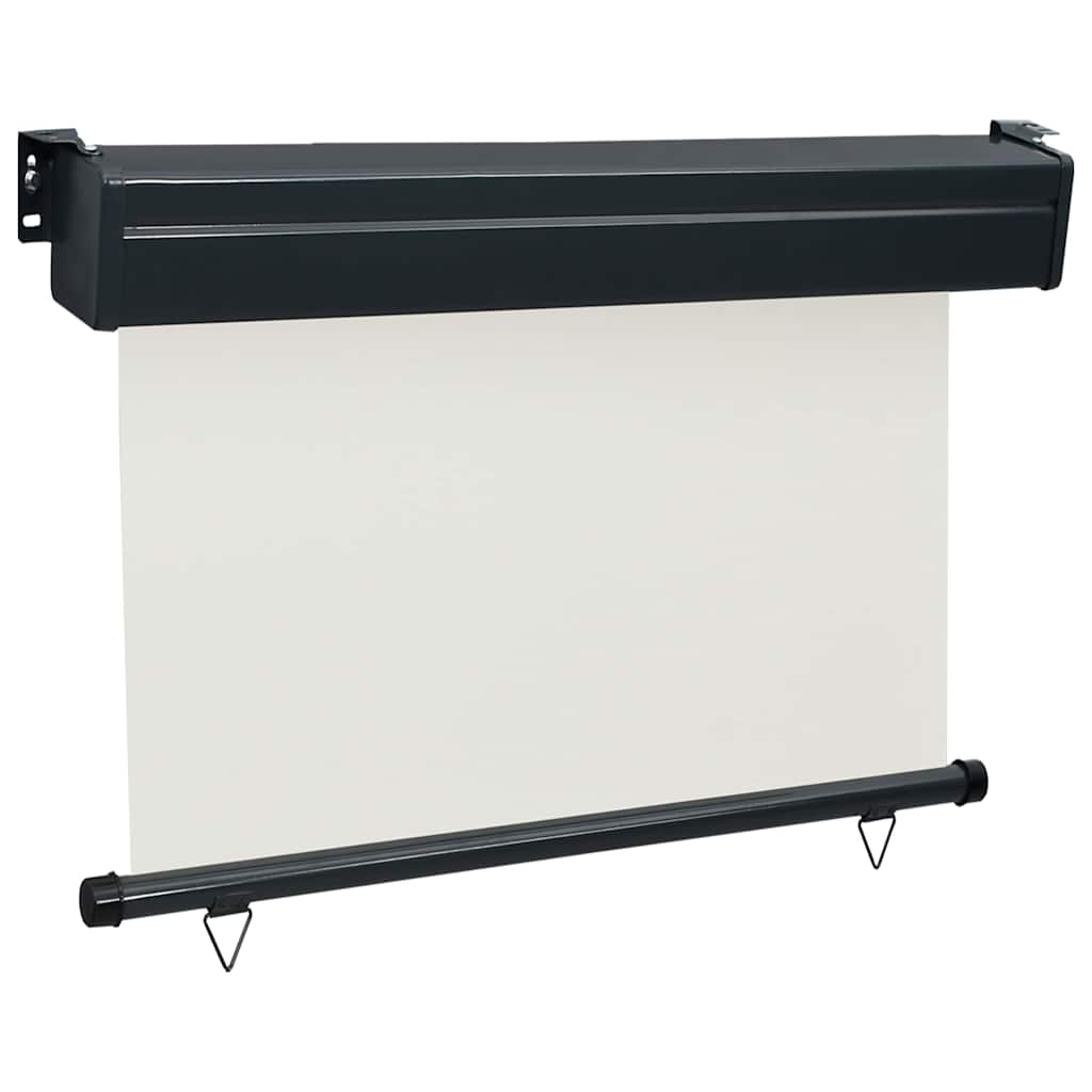 sidemarkise til altan 85x250 cm cremefarvet