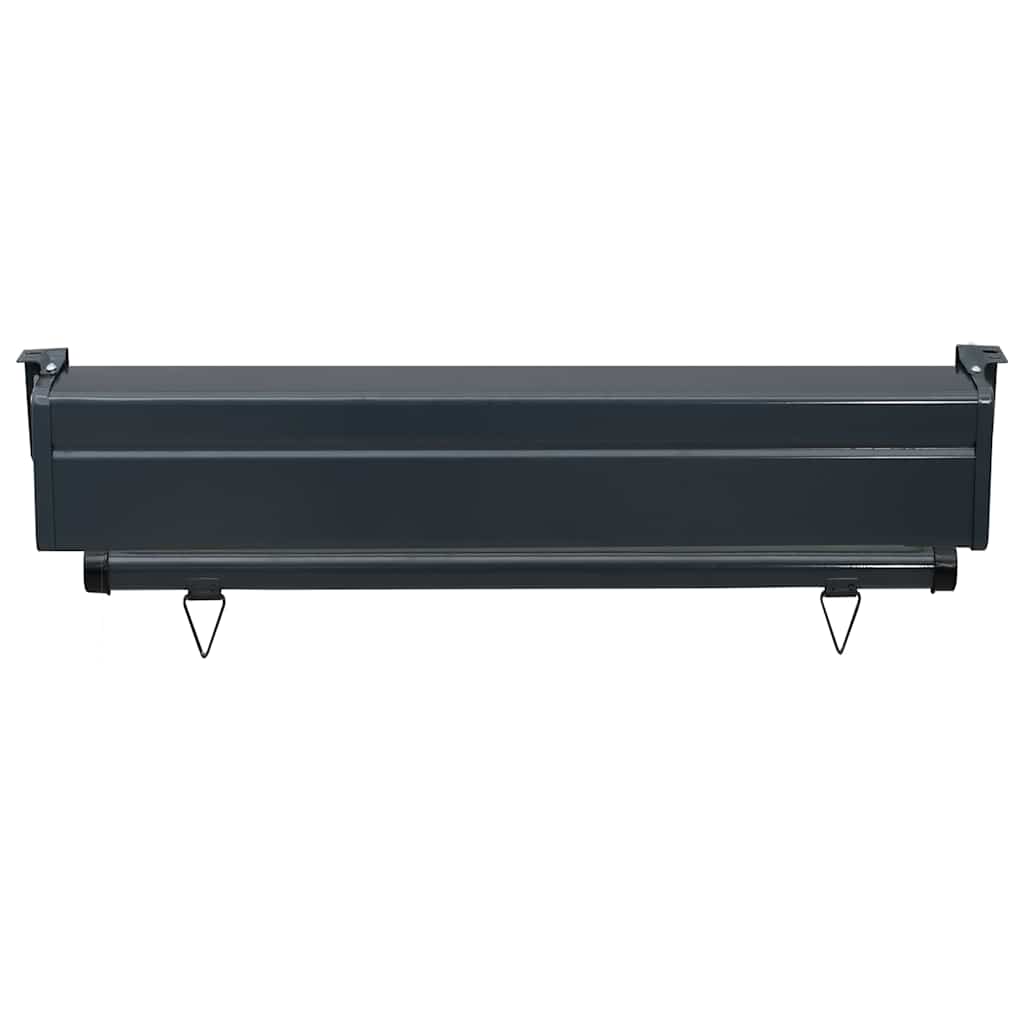 sidemarkise til altan 85x250 cm grå