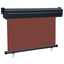 sidemarkise til altan 105x250 cm brun