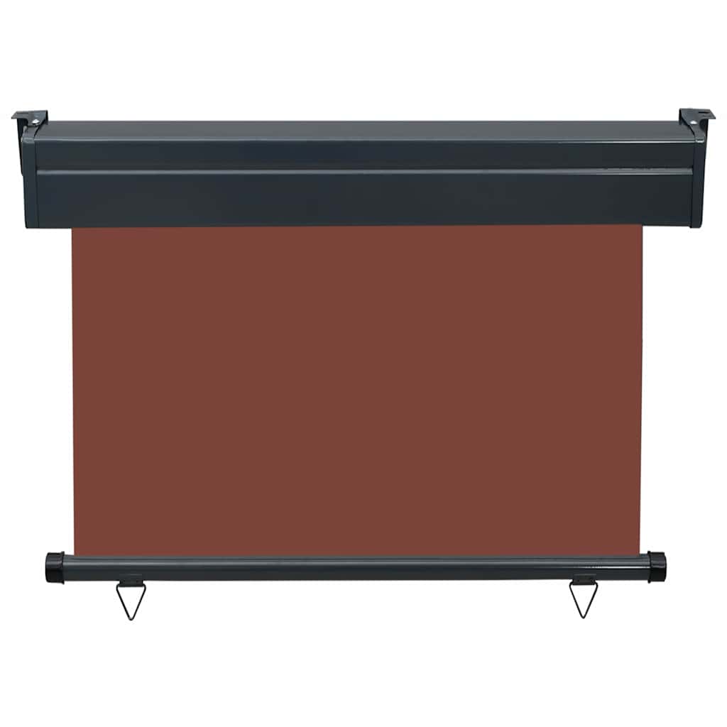 sidemarkise til altan 105x250 cm brun